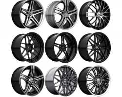 Rims -  Asanti Brabus HRE Lexani Vossen Vorsteiner WALD Rotiform Low-poly 3D model