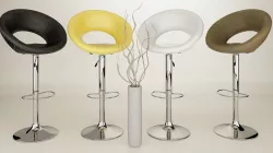 Ring Bar Chair 3D model