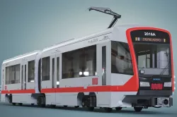 San Francisco Tramway MUNI SFMTA Siemens S200 3D model