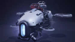 Sci Fi Aircraft Low-poly 3D model