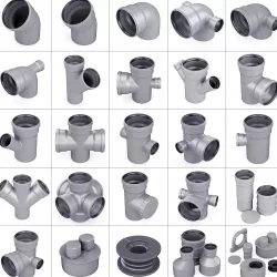 Sewer pipes collection counstraction 3D model