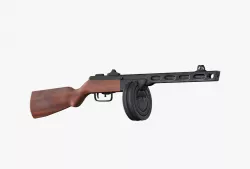 Shpagin Machine Pistol Low-poly 3D model