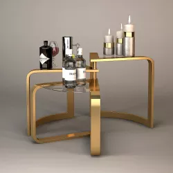 SIDE TABLE GILMORE EICHHOLTZ 3D model