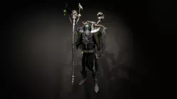 Skeleton Wizard Low-poly 3D model