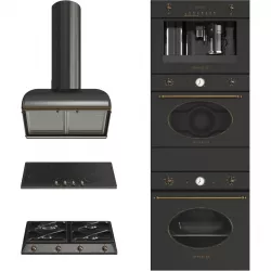 Smeg coloniale black 3D model