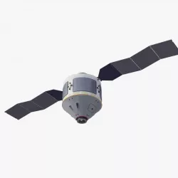 Space X Dragon 3D model