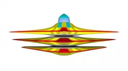 Spaceship Low-poly 3D model