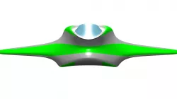 Spaceship Low-poly 3D model