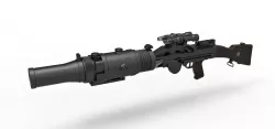 Stormtrooper Heavy Blaster T-21B from Star Wars 3D model