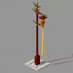 Street Light-Lighting-Light-Xia Bing 3D model