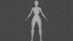 Stylised Basic Body Mesh 3D model