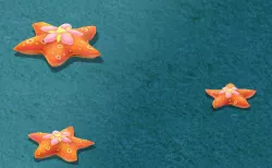 Submarine cartoon world - love five-pointed star 3D model