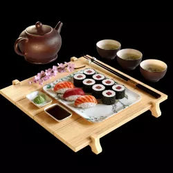 Sushi Maki Japanese food set 3D model