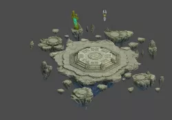 Taoism - altar 3D model