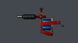 TATO-002 Tattoo Machine Low-poly 3D model