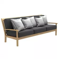 Teak warehouse NAPLES TEAK OUTDOOR SOFA 3D model
