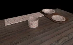 Terrazzo Set 3D model