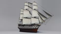 Twelve Apostles 1st line ship 3D model