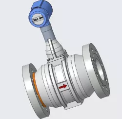 Ultrasonic Vortex Flowmeter 3D model