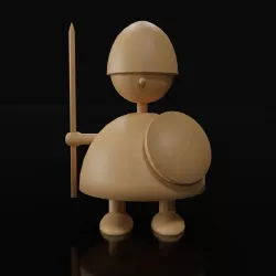 Unique Chess Piece - Pawn 3D model