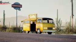 Van Car - Coffee Van  3D model