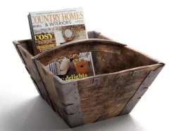 Vintage Wooden Rice Measure 3D model