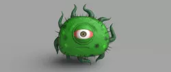 Virus Character 3D model