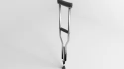 Walking Crutch - Axillary 3D model