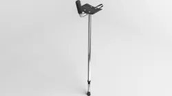 Walking Crutch - Gutter 3D model