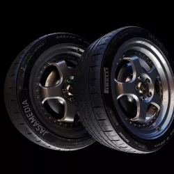 Wheel Racing 3D model