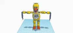 Withered Chica 3D model