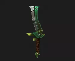 World of Warcraft Weapon Study - Hand-Painted Low-poly 3D model