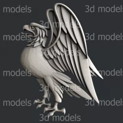 3d STL models for CNC router or 3d printer  eagle 3D model