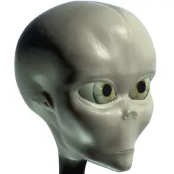 Alien head 001 3D model