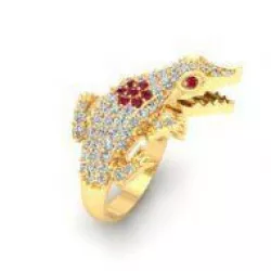 alligator ring 3D model