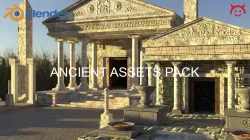 Ancient Assets Pack Low-poly 3D model