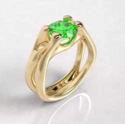 Anillo Solitario      solitaire wedding ring 3D model