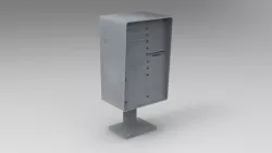 Apartment Mailbox Low-poly 3D model