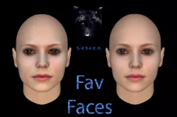 AvrilL FavFaces 3D model