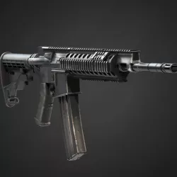 Barret Rec7 Assault Rifle 3D model