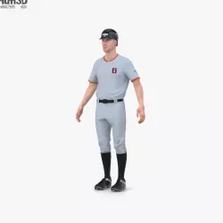 Baseball Player 3D model