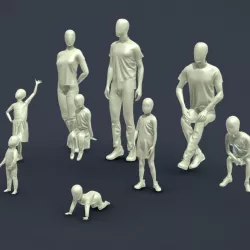 Basic Mannequin Collection Models 3D model