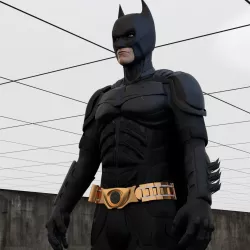 Batman and Bunker 3D model