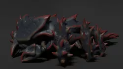 beetle monster Low-poly 3D model