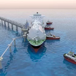 Berthing of the Tanker Ship 3D model