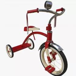 Bike Child Vintage 3D model