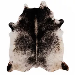 Black And White Cow Hide Rug 3D model