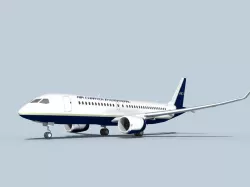 Bombardier CS100 Air Charter Intl 3D model