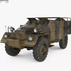 BTR-40 3D model