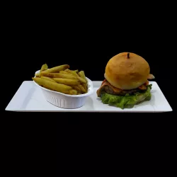 Burger Low-poly 3D model
